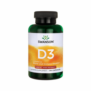 Swanson Vitamin D3 1000 IU 1430 g250 kaps.