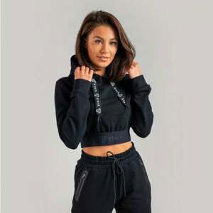 STRIX Dámska mikina Essential Cropped Hoodie Black  M