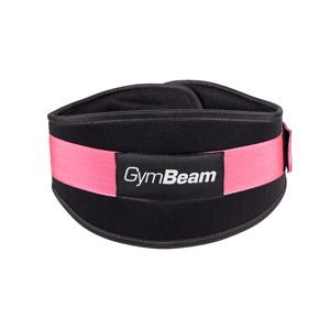 GymBeam Fitness neoprenový opasok LIFT Black & Pink  L