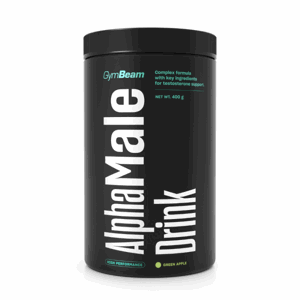 GymBeam AlphaMale Drink 400 g lesné ovocie