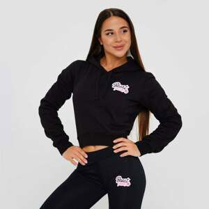 BeastPink Dámska mikina Crop Black  L