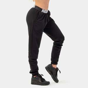 NEBBIA Dámske tepláky Iconic Mid-Waist Black  L