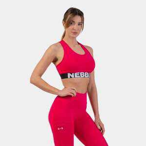 NEBBIA Športová podprsenka Medium Impact Cross Back Pink  L