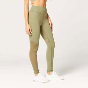 SQUATWOLF Dámske legíny Mesh Insert Green  XL