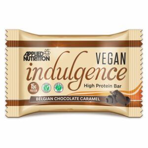 Applied Nutrition Vegan Indulgence Bar 12 x 50 g belgická čokoláda karamel