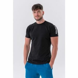 NEBBIA Pánske tričko Sporty Fit Essentials Black  LL