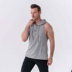 NEBBIA Pánske Tielko Hoodie Light Grey  MM