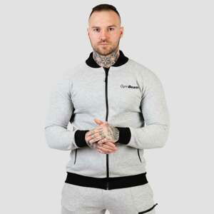 GymBeam Mikina Zipper Classic Grey  XXL