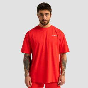 GymBeam Tričko Oversized Limitless Hot Red  SS