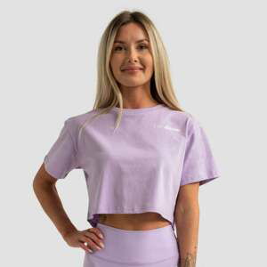 GymBeam Dámske tričko Cropped Limitless Lavender  XSXS