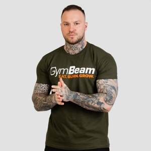 GymBeam Tričko Grow Military Green  XXLXXL