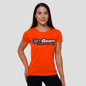 GymBeam Dámske Tričko Beam Orange  SS