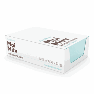 GymBeam MoiMüv Protein Pro Bar 12 x 55 g kokos