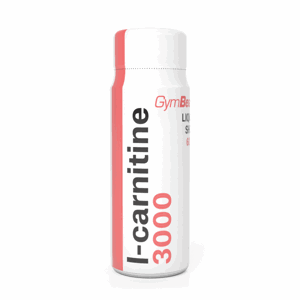 GymBeam L-karnitín 3000 Liquid Shot 60 ml čierne ríbezle