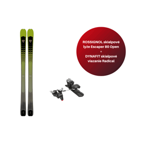 ROSSIGNOL Skialpové lyže Escaper 80 Open set Farba: Zelená + pásy, Veľkosť: 161