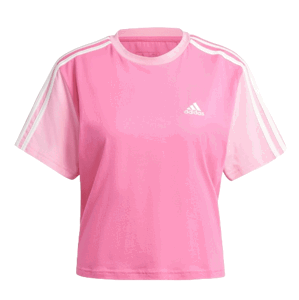 adidas Dám. tričko W 3S CR TOP Farba: Ružová, Veľkosť: XS