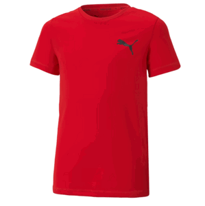 PUMA Chl. tričko Active Small Logo Farba: červená, Veľkosť: 164