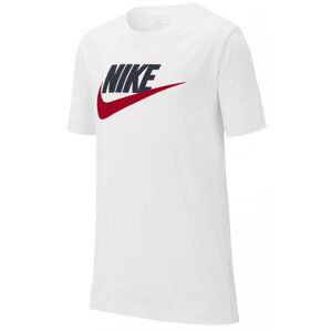 NIKE Chlapč. tričko B Nsw Tee Futura Ico Farba: Krémová, Veľkosť: L