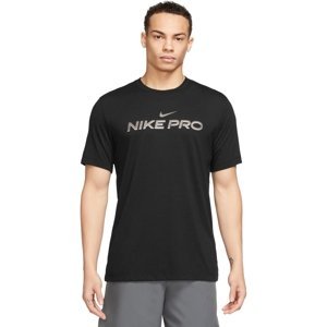 NIKE M NK Pán. tričko Df Tee Db Nike Pro Farba: čierna, Veľkosť: M