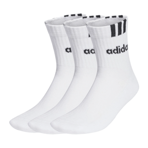 adidas Dosp. ponožky C 3S LIN 3P, 3 pá b Farba: Biela, Veľkosť: M