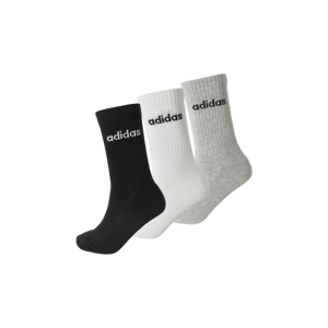 adidas Dosp. ponožky C LIN CREW 3P, 3 pá Farba: Šedá, Veľkosť: S