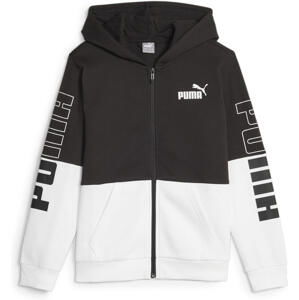 PUMA Chl. mikina s kapucňou Power Colorb Farba: čierna, Veľkosť: 140