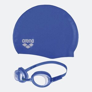 arena Det. plavecká čiapka + okuliare, P Farba: Modrá, Veľkosť: 0