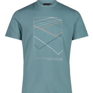 CMP Pánske tričko Man T-Shirt Farba: Petrolejová, Veľkosť: 48