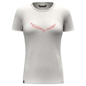 Salewa dámske turistické tričko Solid Dri-Rel W S/S Farba: Biela, Veľkosť: 36