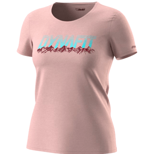 DYNAFIT Dám. tričko Graphic Cotton Farba: Ružová, Veľkosť: 34