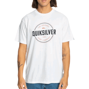 Quiksilver Pán. tričko Circle up Farba: Biela, Veľkosť: S