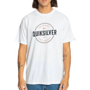 Quiksilver Pán. tričko Circle up Farba: Biela, Veľkosť: M