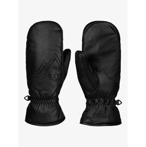 Dám. lyžiarske rukavice ROXY Eaststorm Leather Farba: čierna, Veľkosť: S
