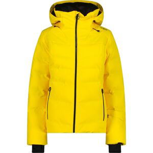 CMP Woman Jacket Fix Hood Feel Warm Lock Farba: žltá, Veľkosť: 40