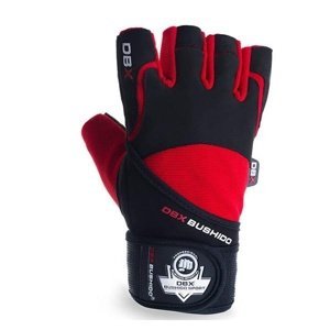 NO NAME Bushido Fitnes rukavice DBX Farba: čierna / červená, Veľkosť: M