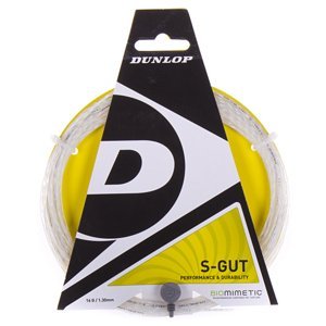 Dunlop S-Gut Tenisový výplet Farba: Biela, Veľkosť: 0