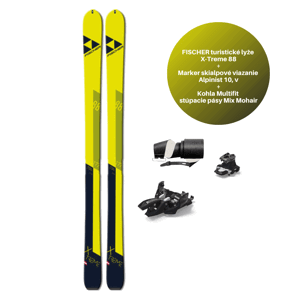 Fischer Skialpové lyže X-Treme 88 21/22 set Farba: žltá, Veľkosť: 170