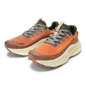 Pánske trailové bežecké topánky New Balance Fresh Foam X More Trail v3 Farba: Oranžová - sivá - biela, Veľkosť: 100