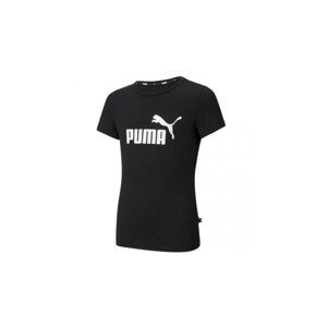 Puma detské tričko ESS Logo Tee Girls Farba: čierna, Veľkosť: 128