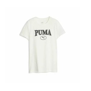 PUMA Die. tričko Squad Graphic Tee G Farba: Krémová, Veľkosť: 128