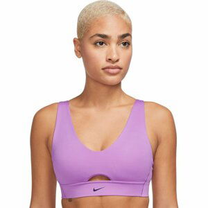 NIKE W Nk Dám. podprsenka Df Indy Plunge Farba: Lila, Veľkosť: XS