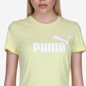 Puma dámske športové tričko ESS Logo Heather Tee Farba: Svetložltá, Veľkosť: S