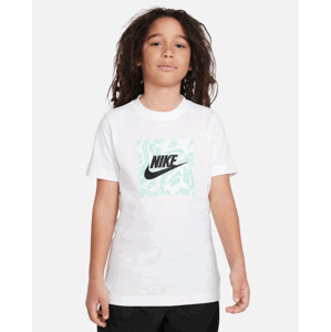 NIKE K NSW Chl. tričko Tee Club Sesonal Farba: Biela, Veľkosť: S