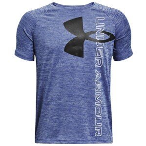 UNDER ARMOUR Chl. tričko Tech Split HYB Farba: Modrá, Veľkosť: M
