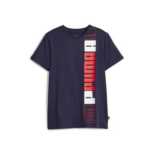 PUMA Chl. tričko Ess+ Logo Lab Tee B Farba: Tmavomodrá, Veľkosť: 152