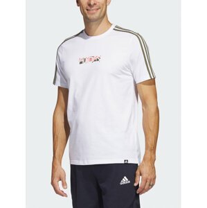 adidas M OPT Pán. tričko G T 1 WHITE, kr Farba: Biela, Veľkosť: L
