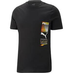 PUMA Pán. tričko Graphics Multicolor Farba: čierna, Veľkosť: L