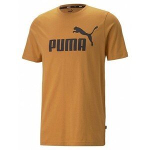 PUMA pánske tričko Essentials Logo T-shirt Farba: Broskyňová, Veľkosť: M