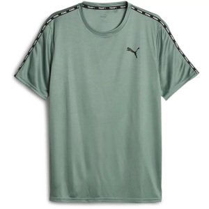 PUMA P  n. triÄ ko Fit Taped Tee Farba: Svetloolivová, Veľkosť: M