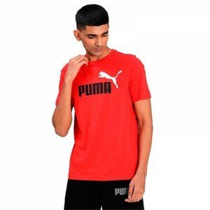 Puma pánske tričko  Ess 2 Col Logo Tee Farba: červená, Veľkosť: M